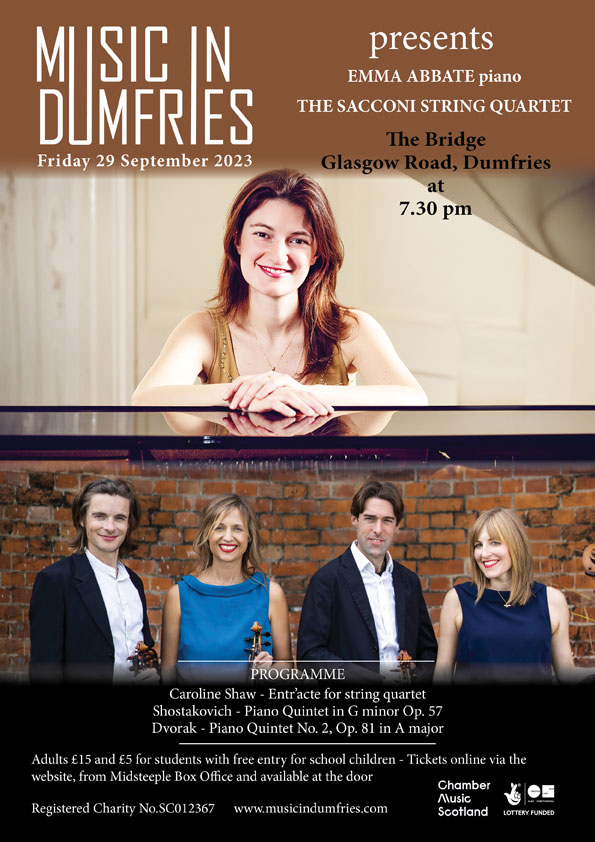 Emma Abbate and The Sacconi String Quartet