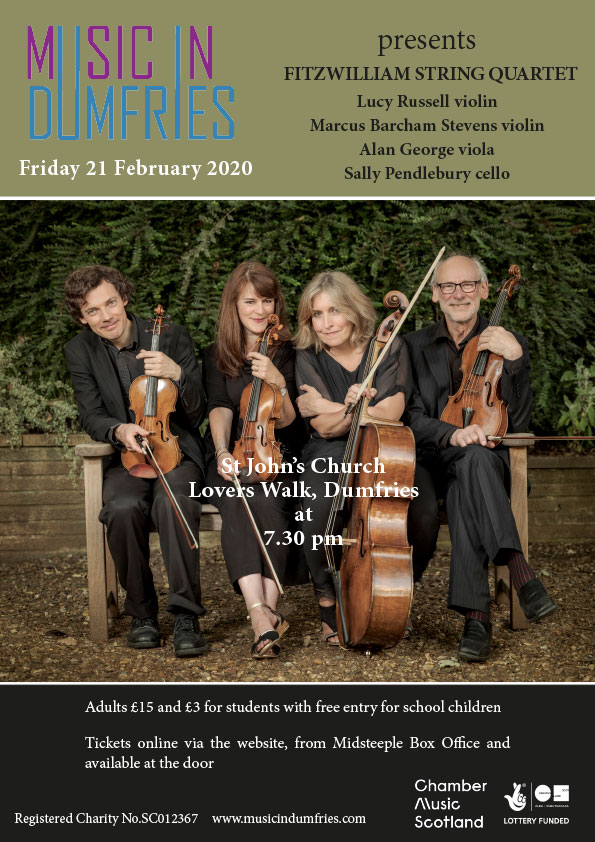 Fitzwilliam String Quartet - February 2020