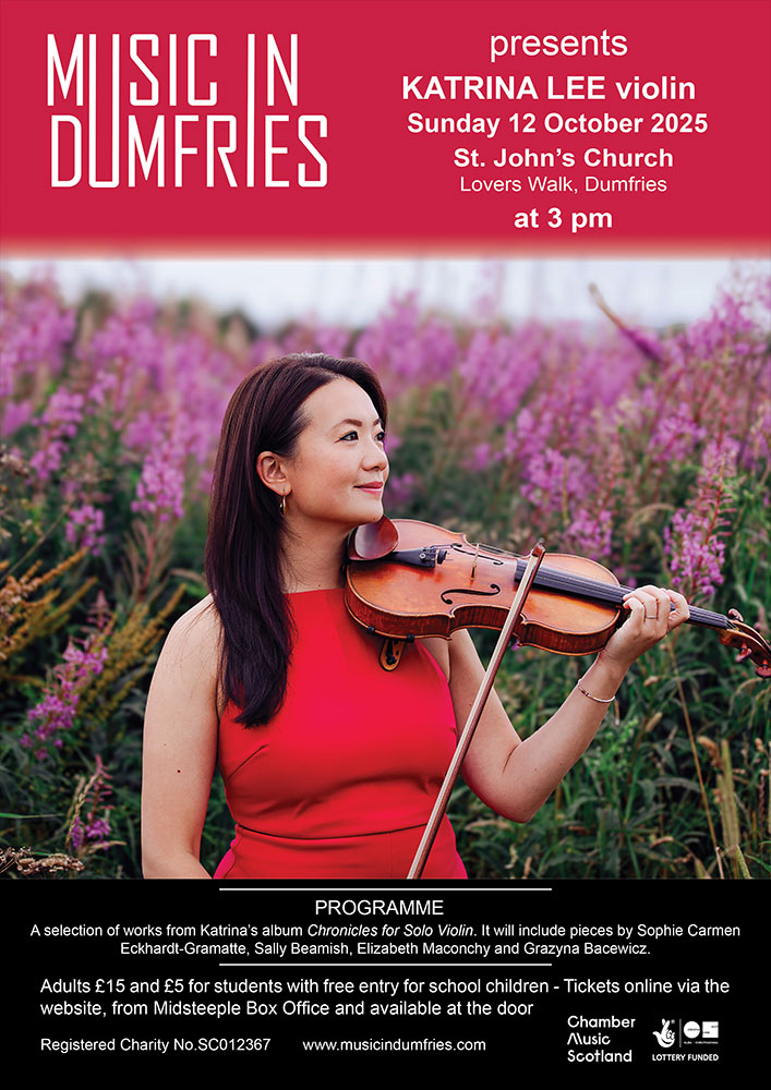 Katrina Lee - Sunday 12 October 2025. St John's Church, Dumfries