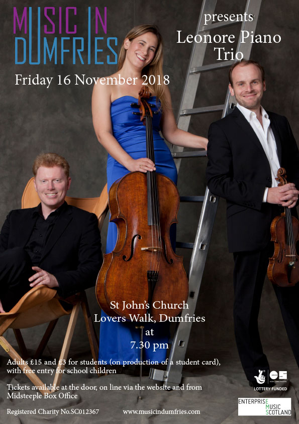 Leonore Piano Trio - Friday 16 November 2018
