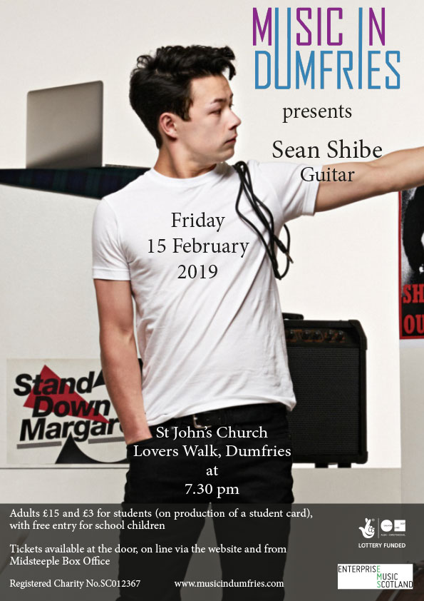 Sean Shibe, Guitar - Friday 15 February 2019