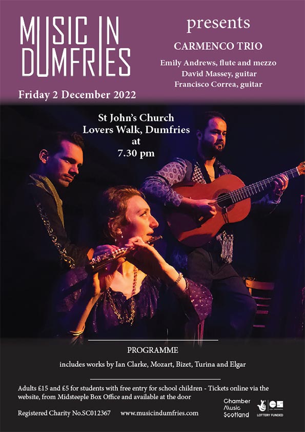 Carmenco Trio - Friday 2nd December 2022